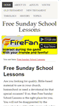 Mobile Screenshot of freesundayschoollessons.org